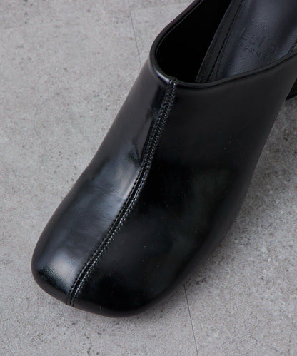 斜切方頭 高跟 穆勒鞋