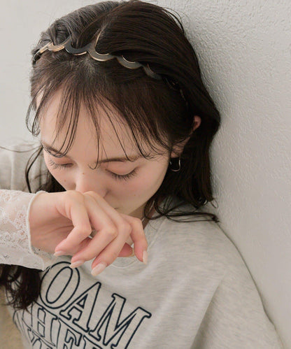 大理石波紋設計 髮箍