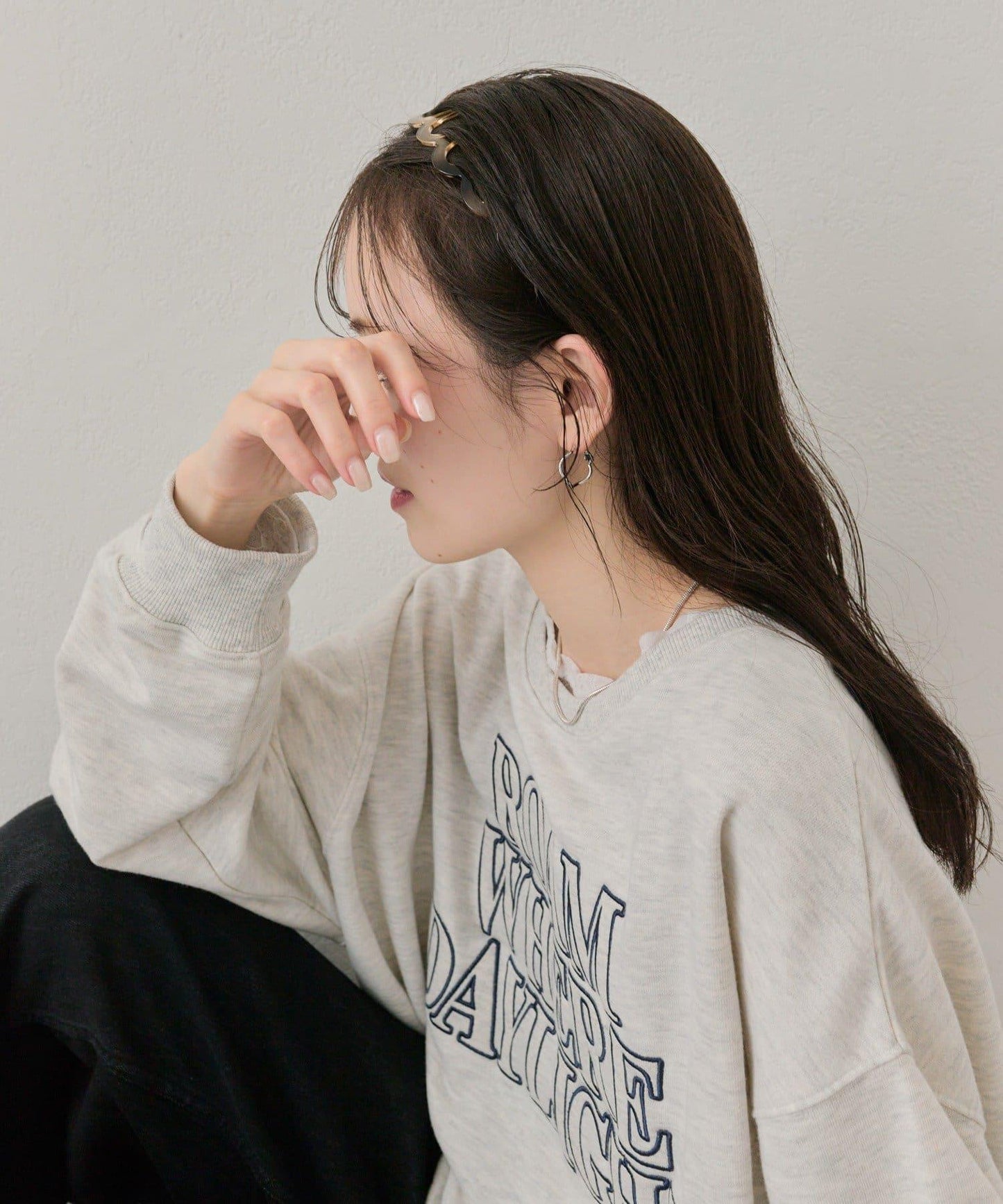 大理石波紋設計 髮箍