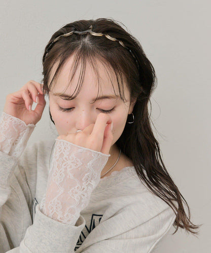 大理石波紋設計 髮箍