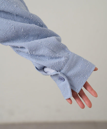 可拆卸皮革領 工裝版型 工裝外套