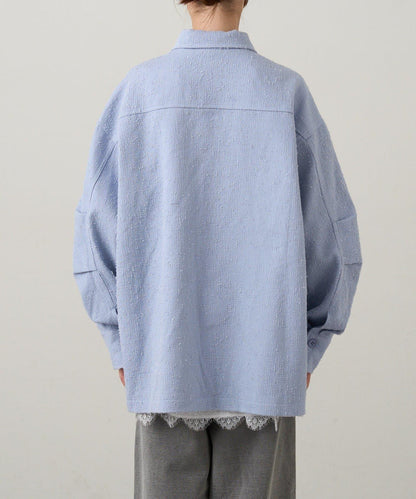 可拆卸皮革領 工裝版型 工裝外套