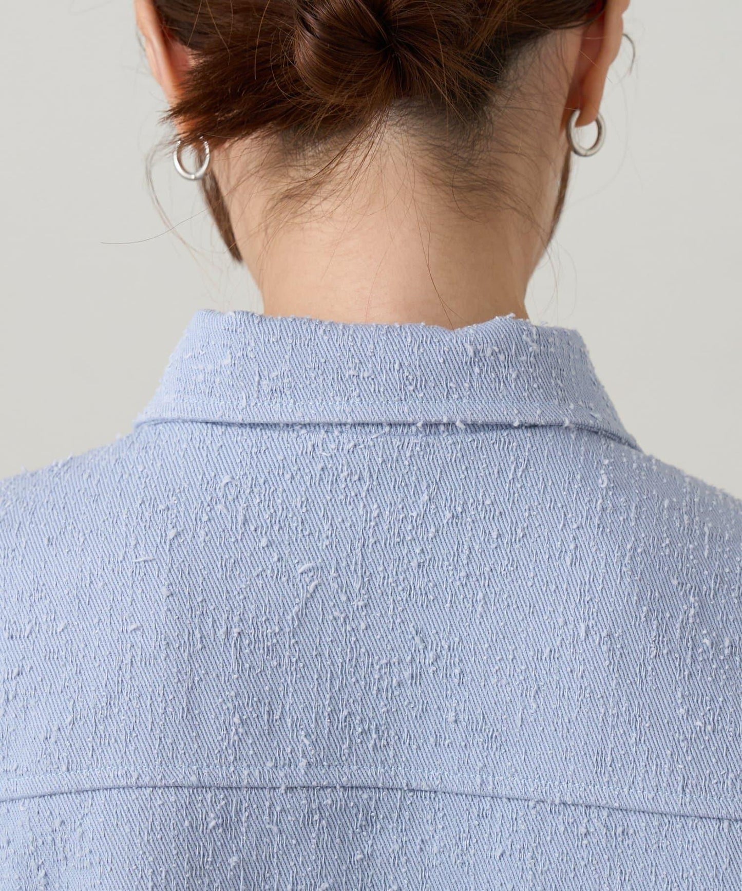 可拆卸皮革領 工裝版型 工裝外套