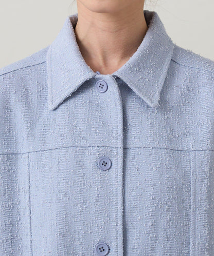 可拆卸皮革領 工裝版型 工裝外套