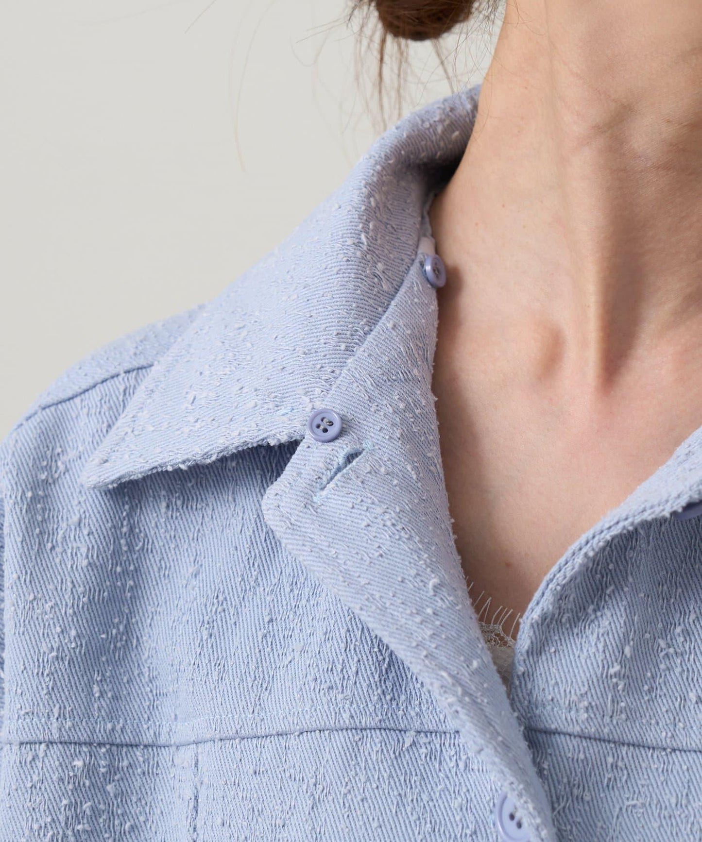 可拆卸皮革領 工裝版型 工裝外套