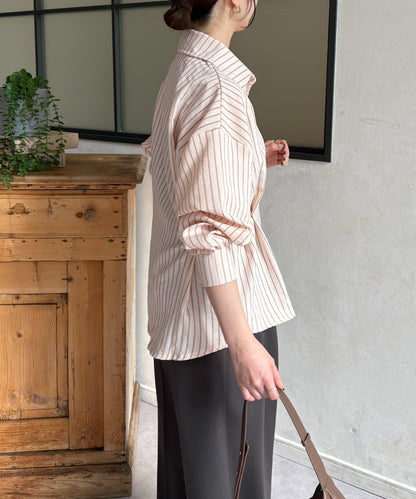 腰帶設計 條紋圖案 襯衫