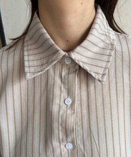 腰帶設計 條紋圖案 襯衫