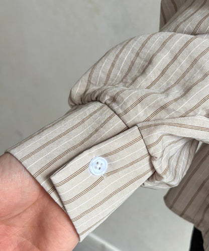 腰帶設計 條紋圖案 襯衫