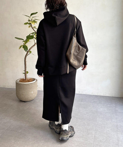 連帽衛衣配窄版半身裙套裝