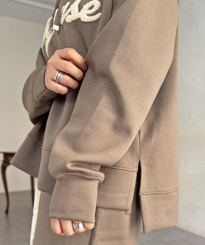 連帽衛衣配窄版半身裙套裝