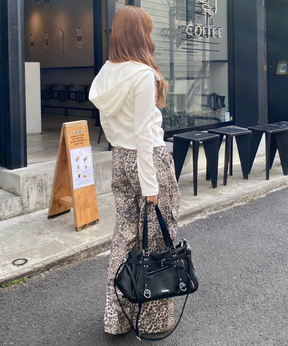 連帽亨利領長袖T恤