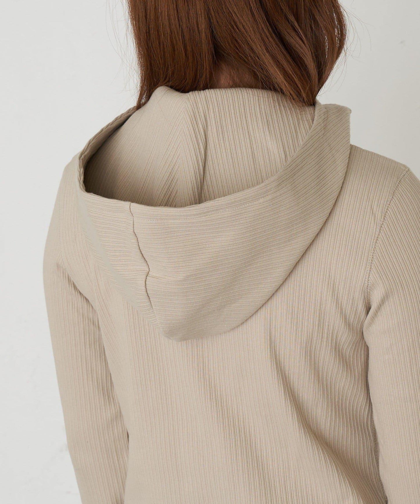 連帽亨利領長袖T恤