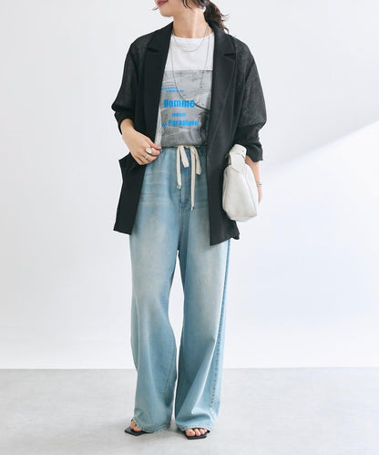 RIVE DROITE 網眼面料西裝外套