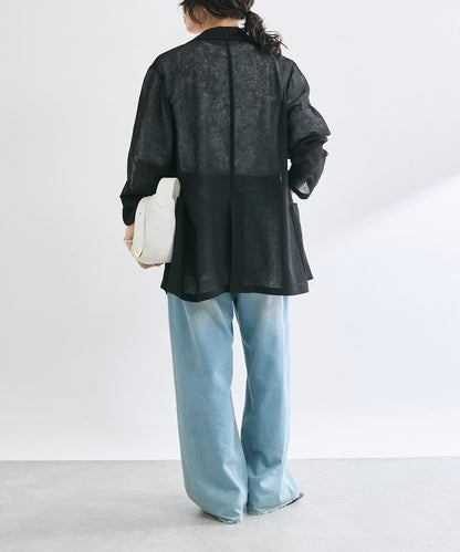 RIVE DROITE 網眼面料西裝外套