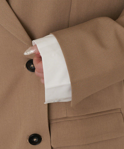 可成套穿搭 荷葉邊腰帶 夾克