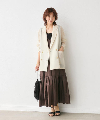 RIVE DROITE 網眼面料西裝外套