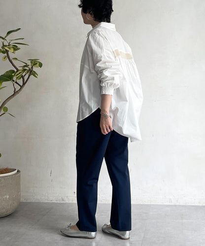 後背拼接設計襯衫