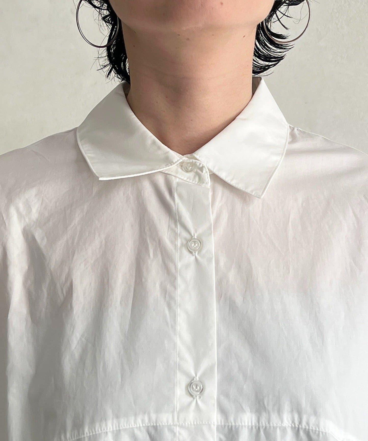 後背拼接設計襯衫