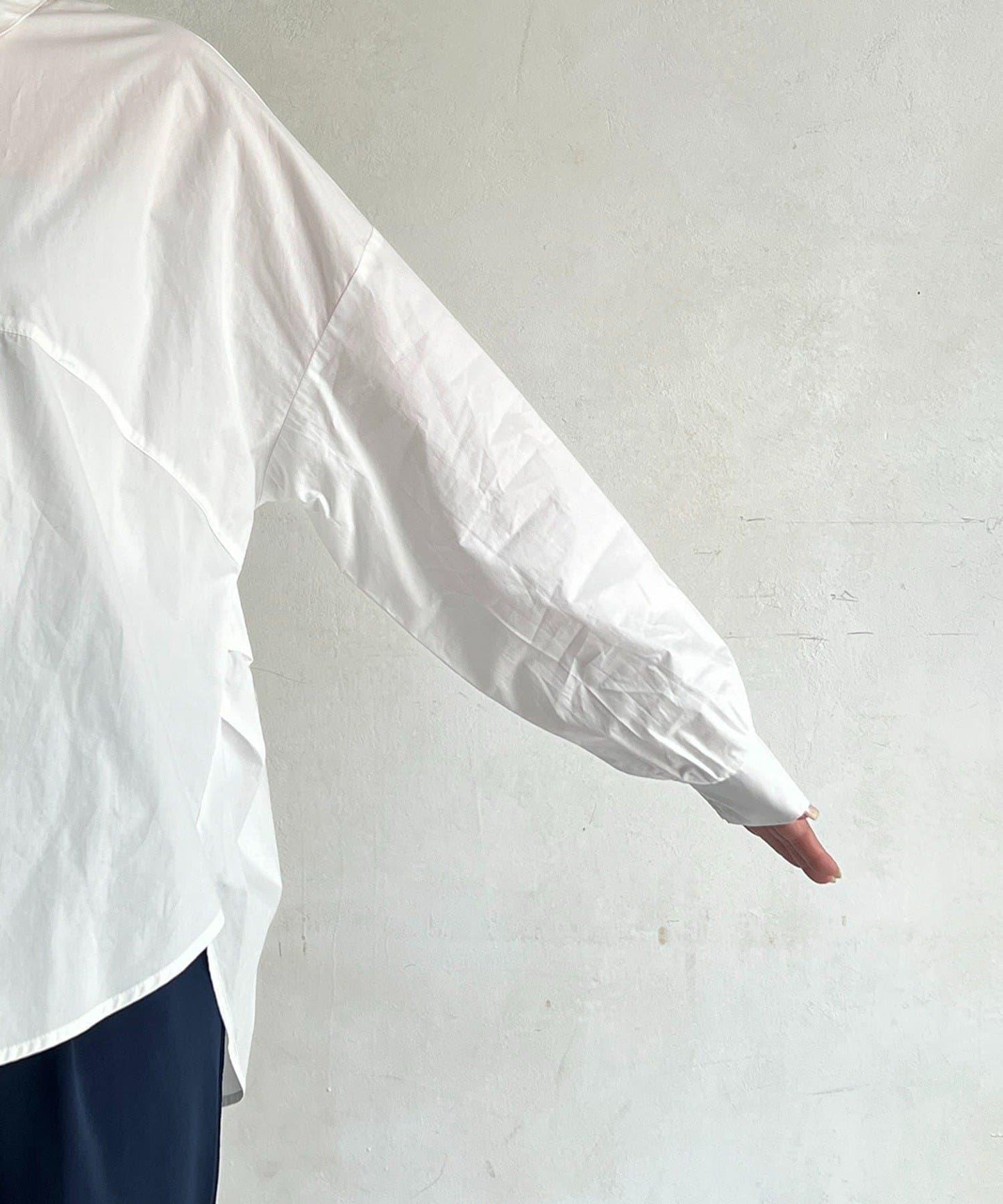 後背拼接設計襯衫