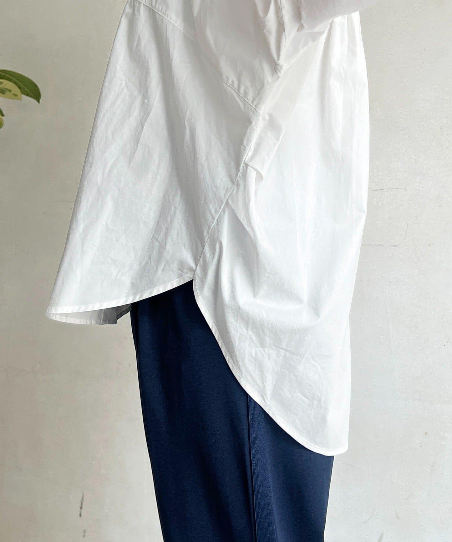 後背拼接設計襯衫