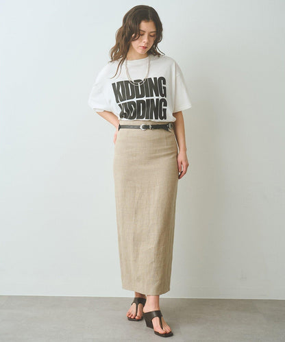 亞麻半身裙