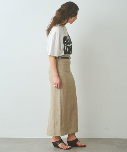 亞麻半身裙