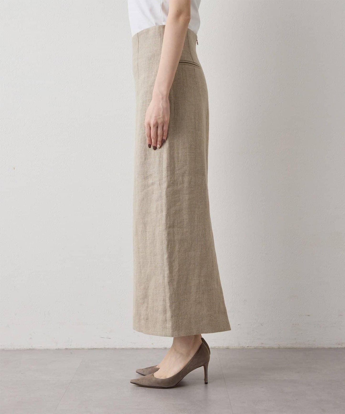 亞麻半身裙