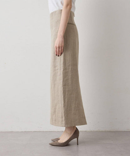 亞麻半身裙