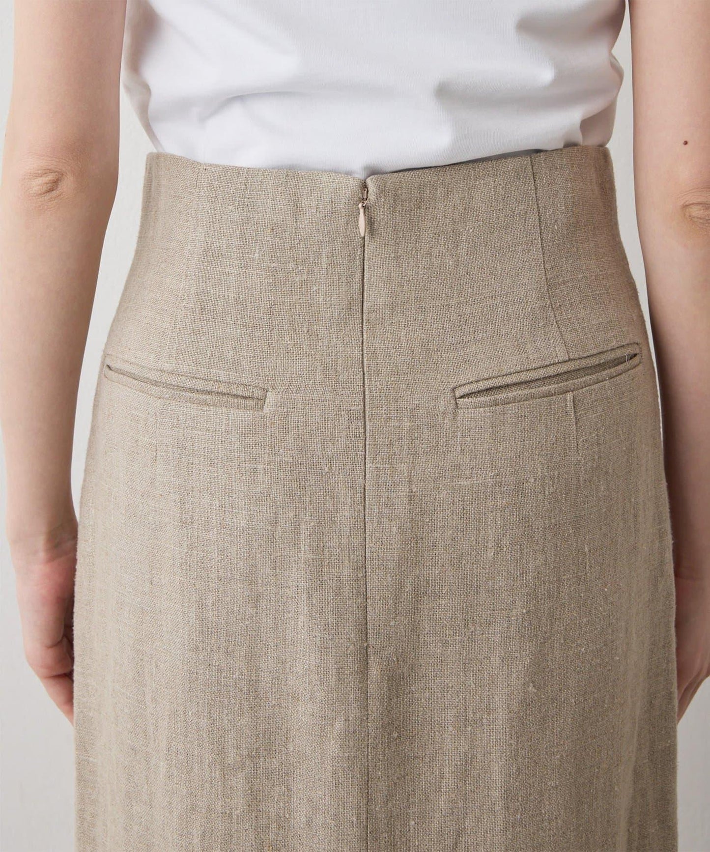 亞麻半身裙