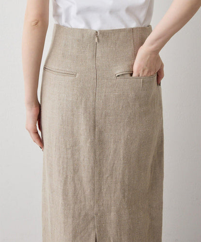 亞麻半身裙