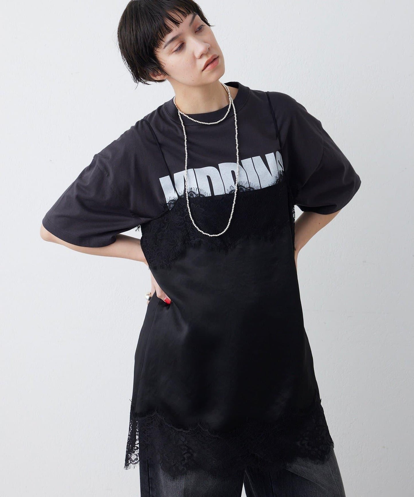 KIDDING LOGO印花T恤