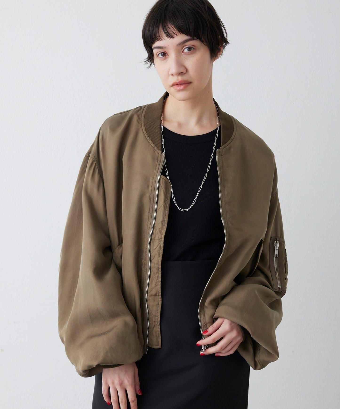 絲滑銅氨纖維夾克