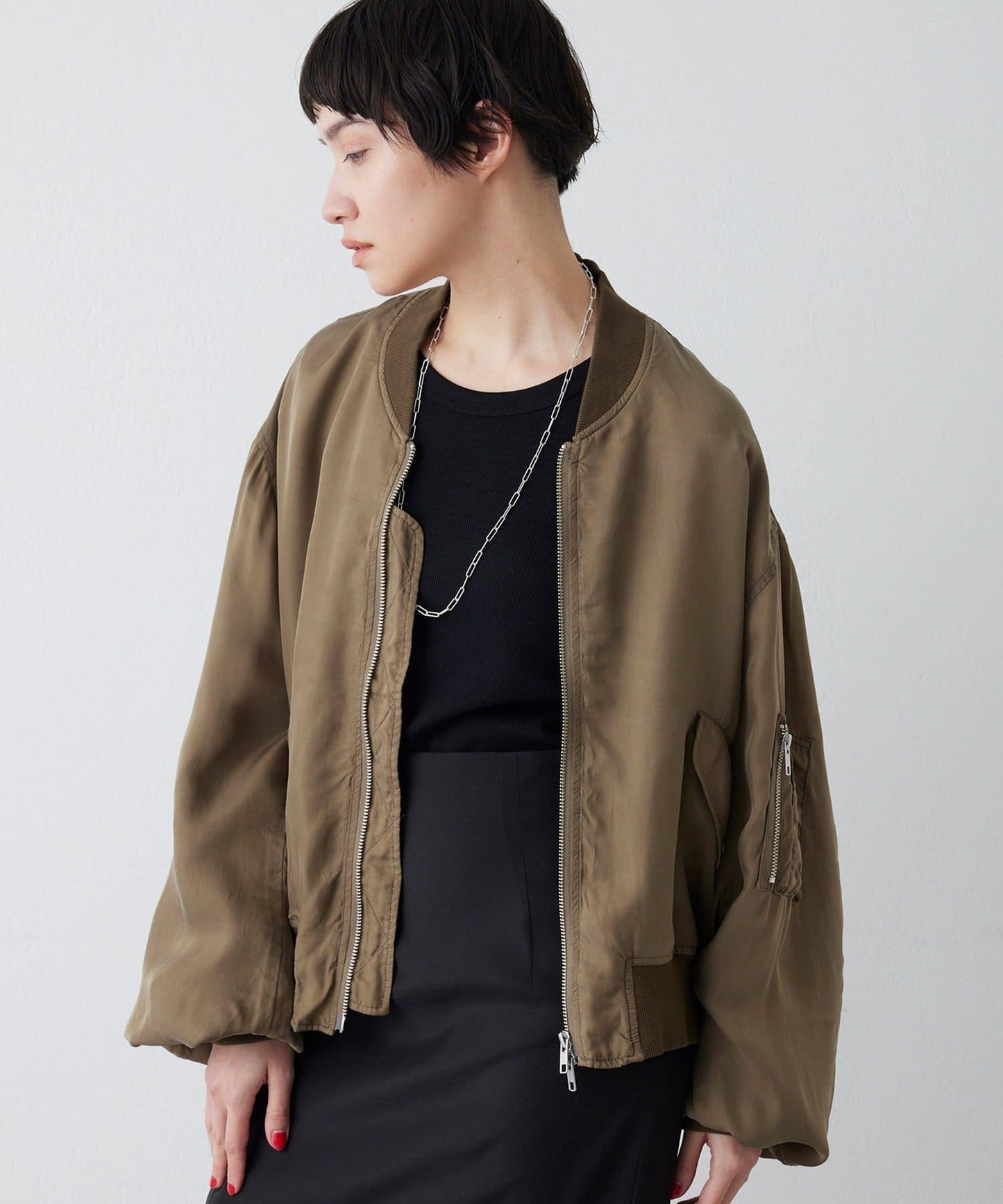 絲滑銅氨纖維夾克