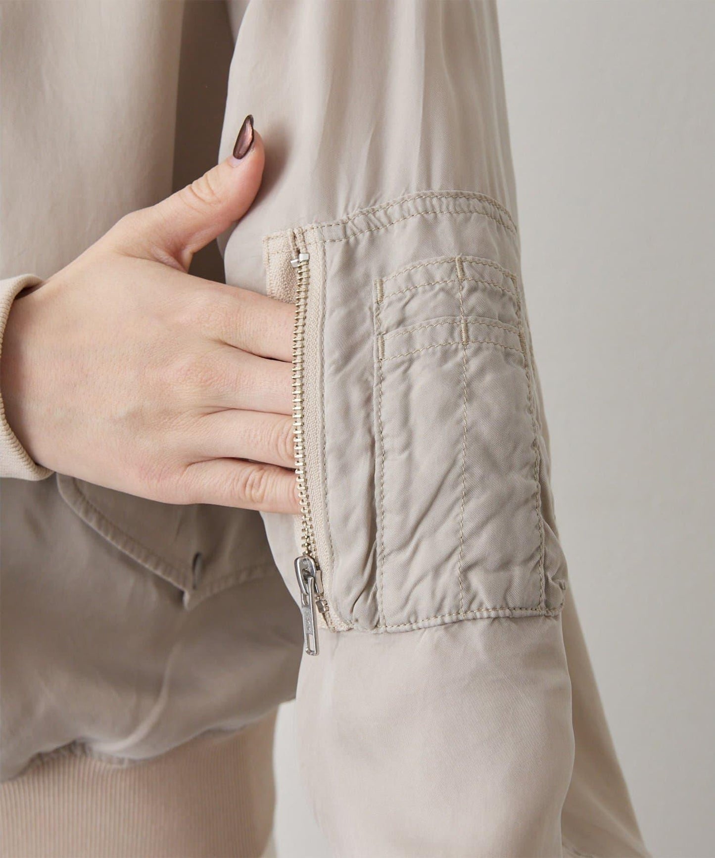 絲滑銅氨纖維夾克