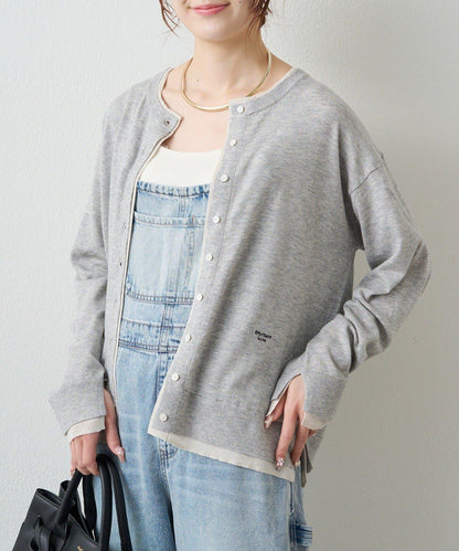 拼接配色層次感設計 針織開衫