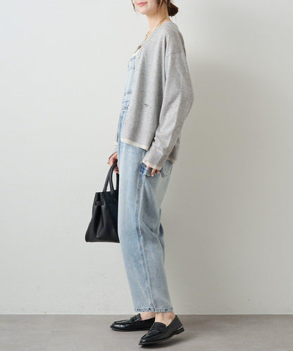 拼接配色層次感設計 針織開衫