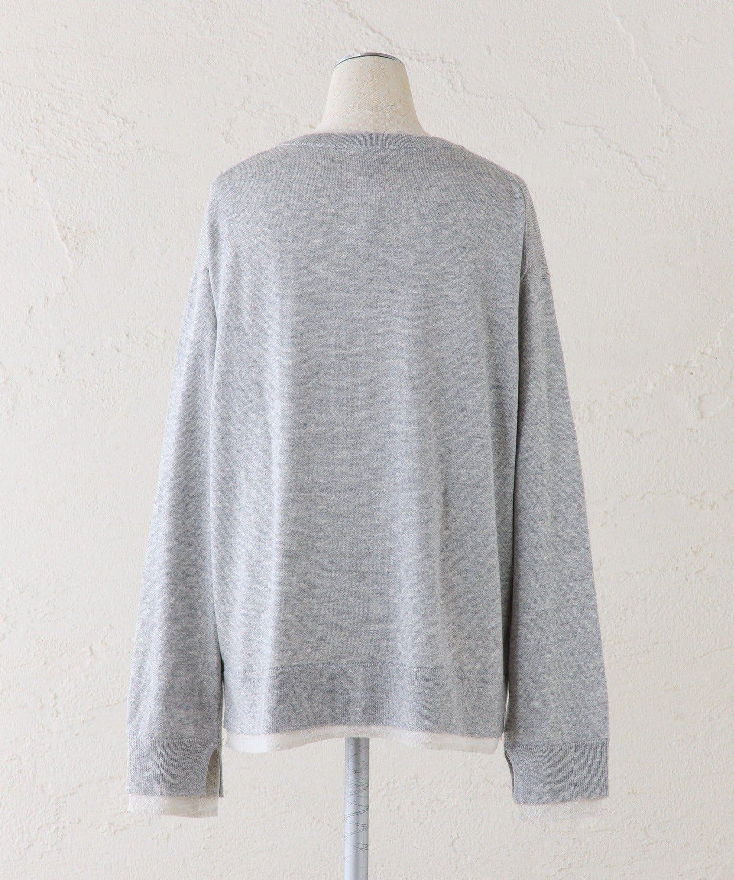 拼接配色層次感設計 針織開衫