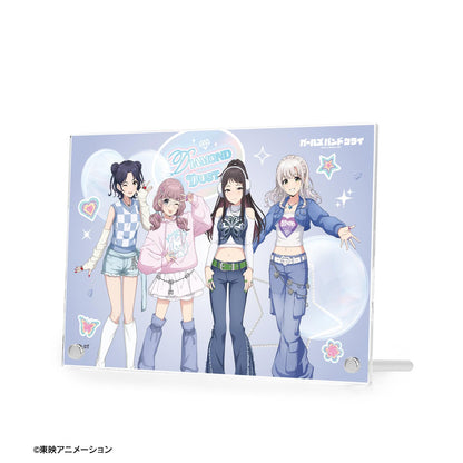 《哭泣少女樂隊》 鑽石塵Y2K時尚系列 新繪 A5亞克力面板