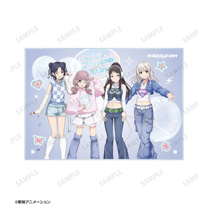 《哭泣少女樂隊》 鑽石塵Y2K時尚系列 新繪 A5亞克力面板