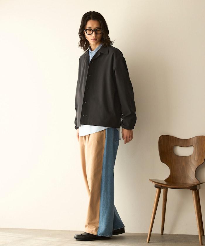 功能性面料 寬鬆 CPO襯衫＋闊腿休閒褲 速幹 涼感 防紫外線 可機洗 套裝