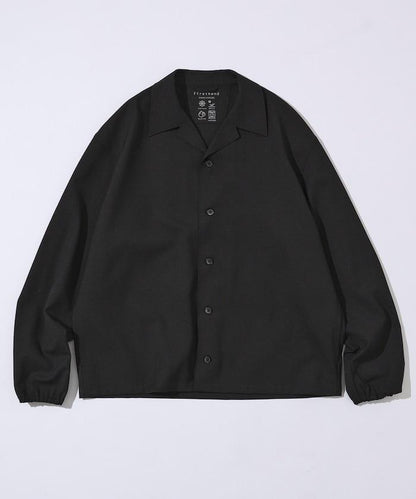 功能性面料 寬鬆 CPO襯衫＋闊腿休閒褲 速幹 涼感 防紫外線 可機洗 套裝