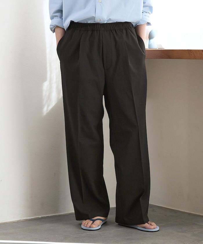 功能性面料 寬鬆 CPO襯衫＋闊腿休閒褲 速幹 涼感 防紫外線 可機洗 套裝