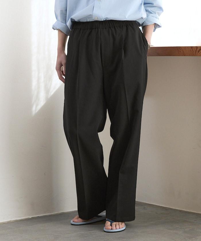 功能性面料 寬鬆 CPO襯衫＋闊腿休閒褲 速幹 涼感 防紫外線 可機洗 套裝