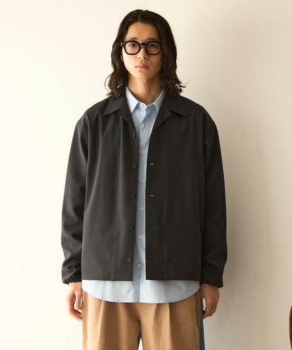 功能性面料 寬鬆 CPO襯衫＋闊腿休閒褲 速幹 涼感 防紫外線 可機洗 套裝