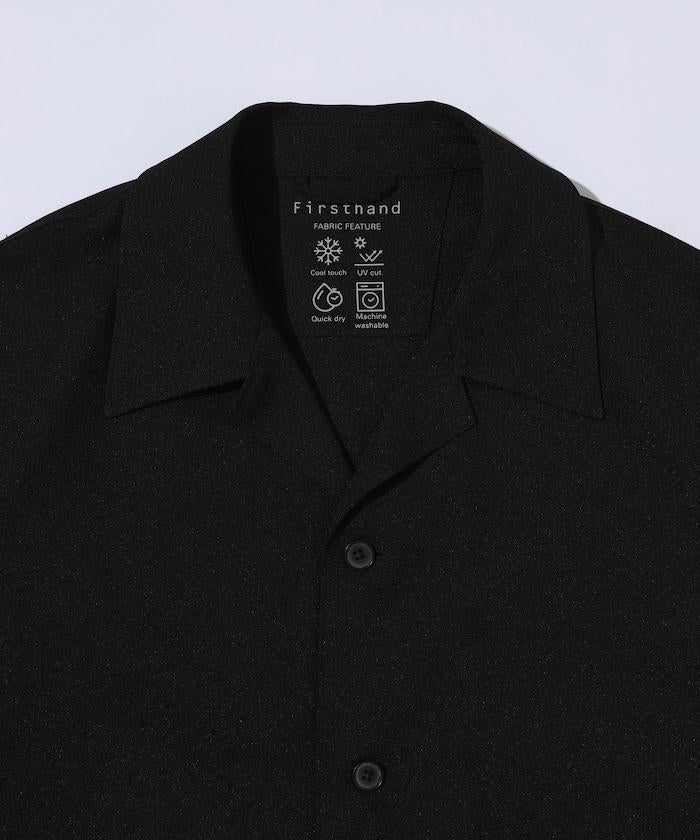 功能性面料 寬鬆 CPO襯衫＋闊腿休閒褲 速幹 涼感 防紫外線 可機洗 套裝