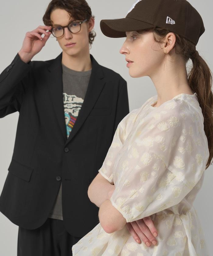 功能性面料 可水洗防曬速乾冰感 西裝外套與闊腿西裝褲 套裝