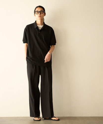 功能性面料 可水洗防曬速乾冰感 西裝外套與闊腿西裝褲 套裝