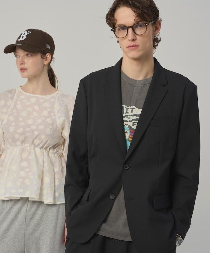 功能性面料 可水洗防曬速乾冰感 西裝外套與闊腿西裝褲 套裝