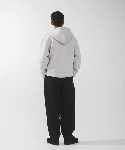 空氣層針織 拉鍊連帽衛衣