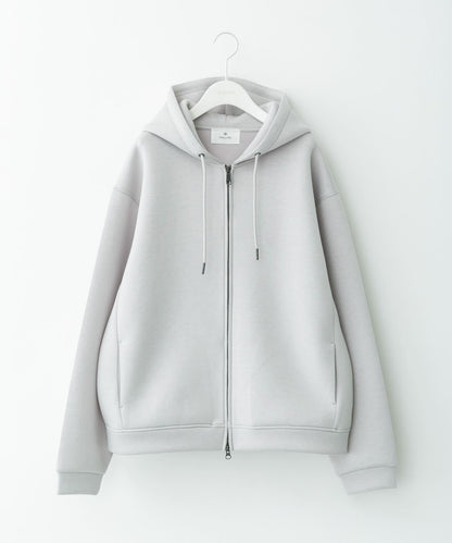 空氣層針織 拉鍊連帽衛衣